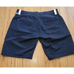 swrve durable cotton trouser shorts, Regular Trim Fit black, 30 Durable Stretch